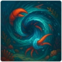 Aqua Spiral Spin